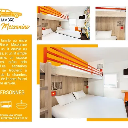 Hotelf1 Le Havre Est - Hotel *